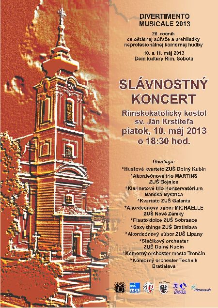 slávnostný koncert kostol